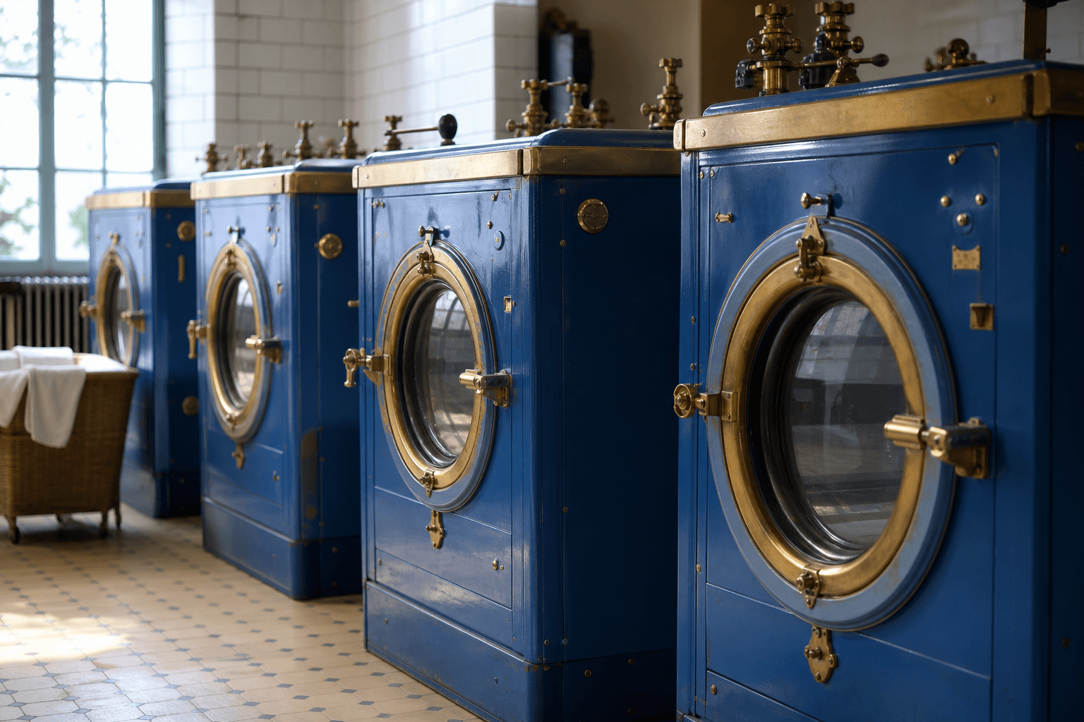 Maison Blanc in-house laundry facility